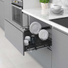 Сушка для посуды выдвижная на тандем Blum 80см Антрацит S-2033-A