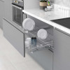 Сушка для посуды выдвижная на тандем Blum 90см хром S-2034-C