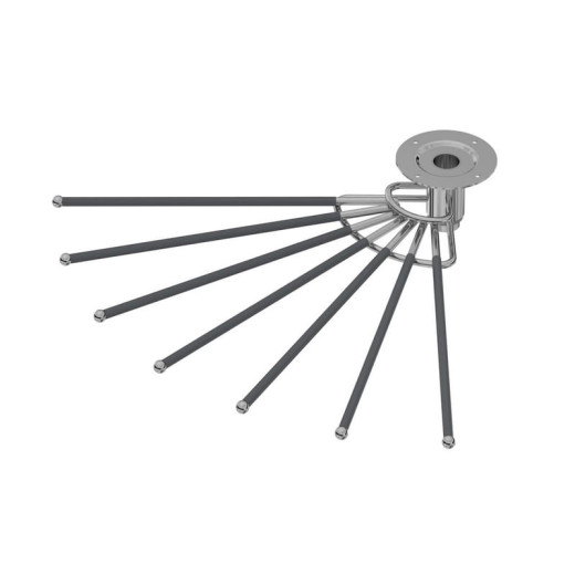 Брючница поворотная 460х460х80, хром S-6031-C